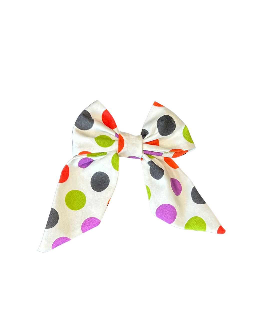Monster Confetti Bow 🟣🟢🟠⚫